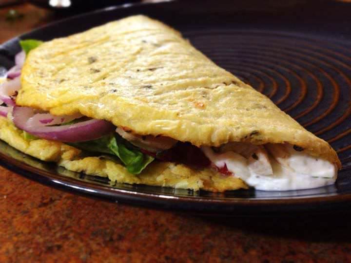 Delicious Garlic Cauliflower Wrap