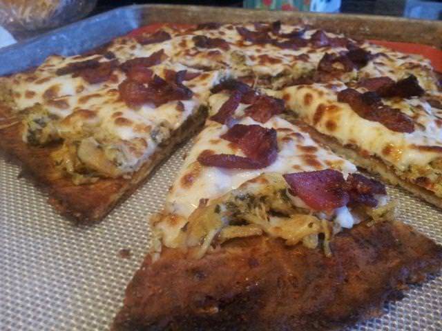 Kitchen Sink Low Carb Pizza