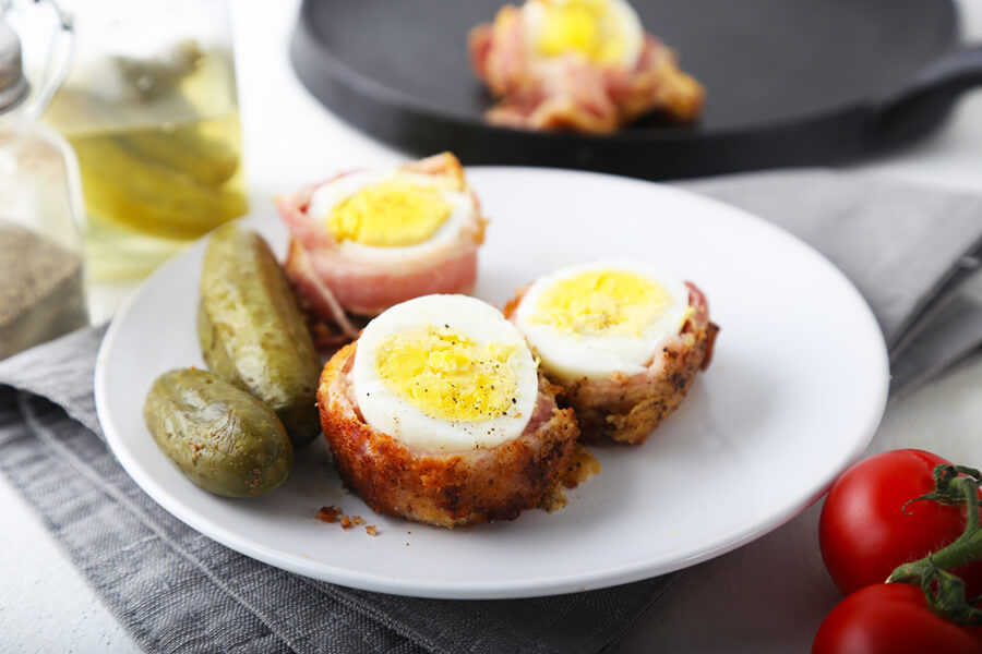 Bacon Wrapped Scotch Eggs