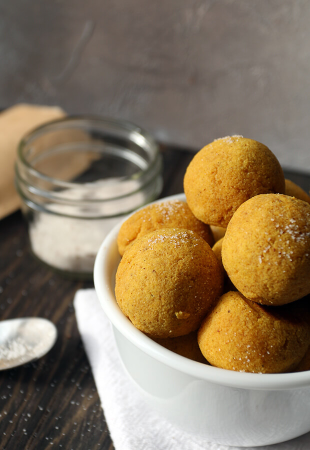 The delightful aromatic flavors of pumpkin spice pair with pumpkin itself in these old-fashioned textured low carb donut holes - get them while they're hot! Shared via //iqyxmeyx.top