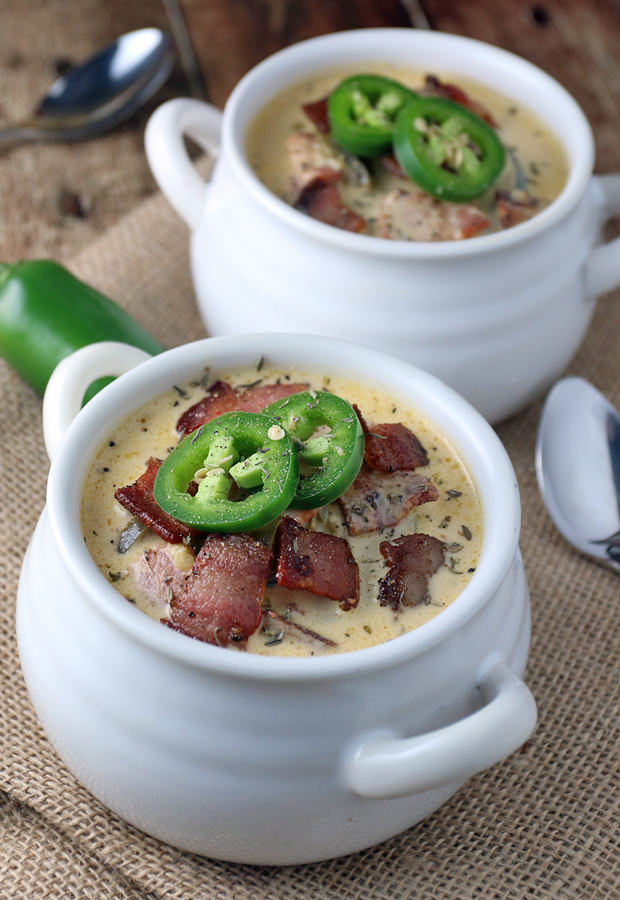 Jalapeno Bacon Cheddar Soup. Mellow Spice and Full of Flavor! Shared via iqyxmeyx.top/