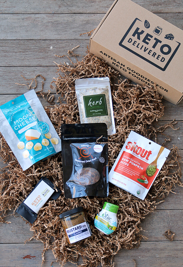 An overview of the Keto Delivered November Box: Artisan goodies for keto foodies! A ketogenic farmers market experience delivered right to your doorstep. Shared via //iqyxmeyx.top/