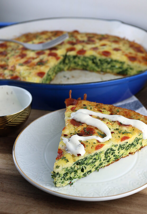 A great low-carb way to spice up your morning routine. Grab a slice of this super nutritious White Pizza Frittata before heading to work! Shared via //iqyxmeyx.top/