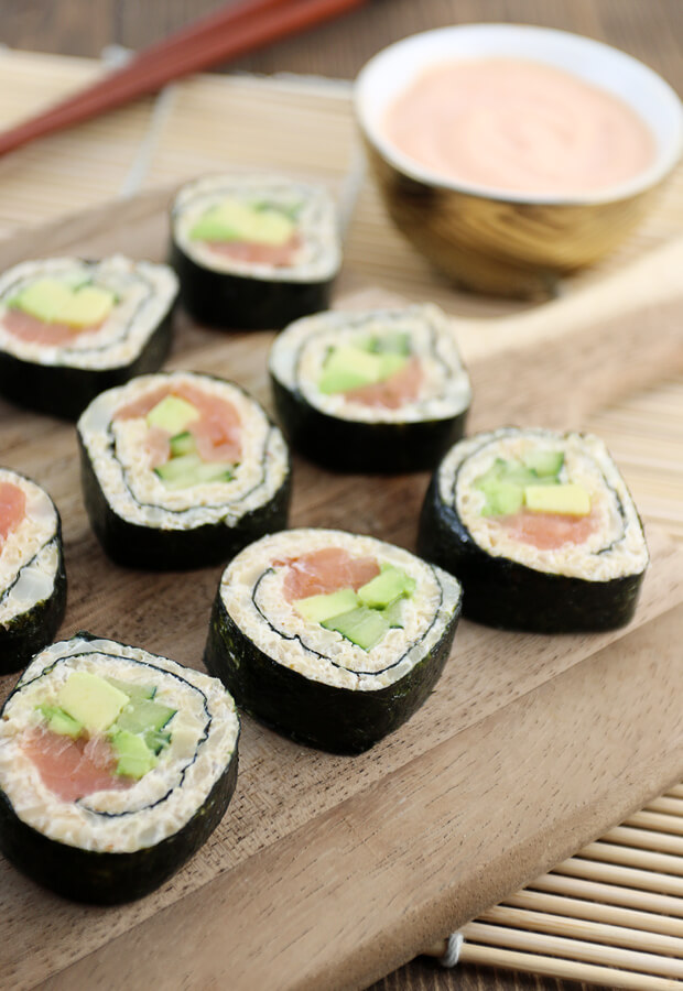 Keto Sushi is here and it's delicious! If you are a low-carber that misses sushi, don't miss out on this recipe! Shared via //iqyxmeyx.top/