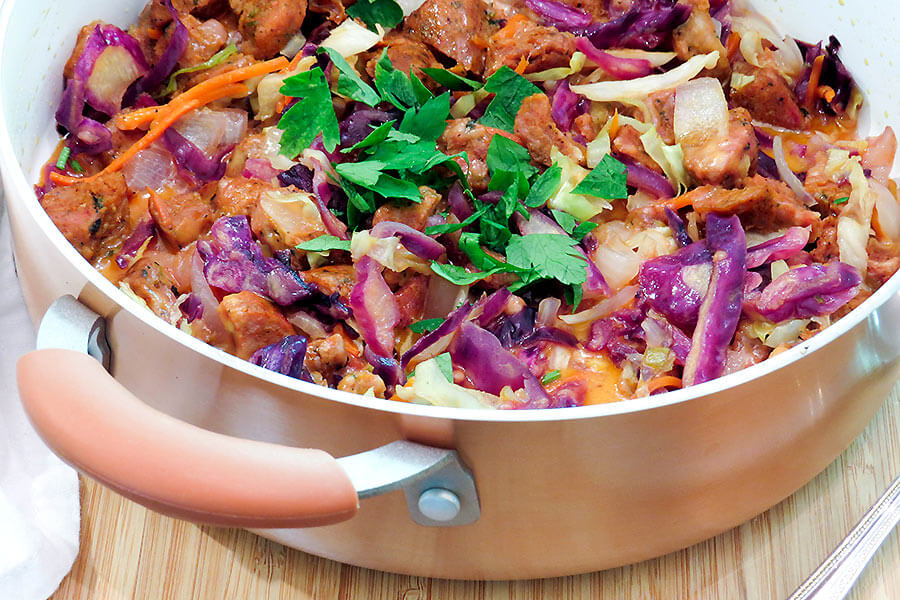 Sausage & Cabbage Skillet