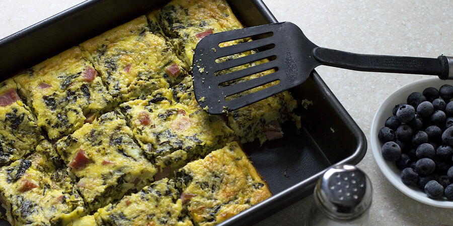 Ham, Ricotta and Spinach Casserole