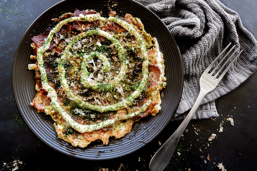Keto Okonomiyaki