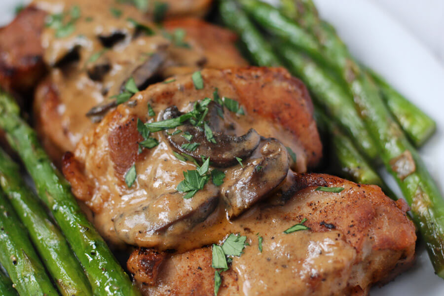 Instant Pot Smothered Pork Chops