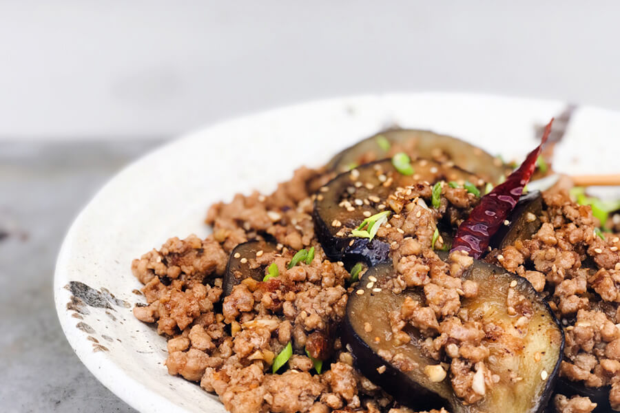 Spicy Eggplant and Minced Pork