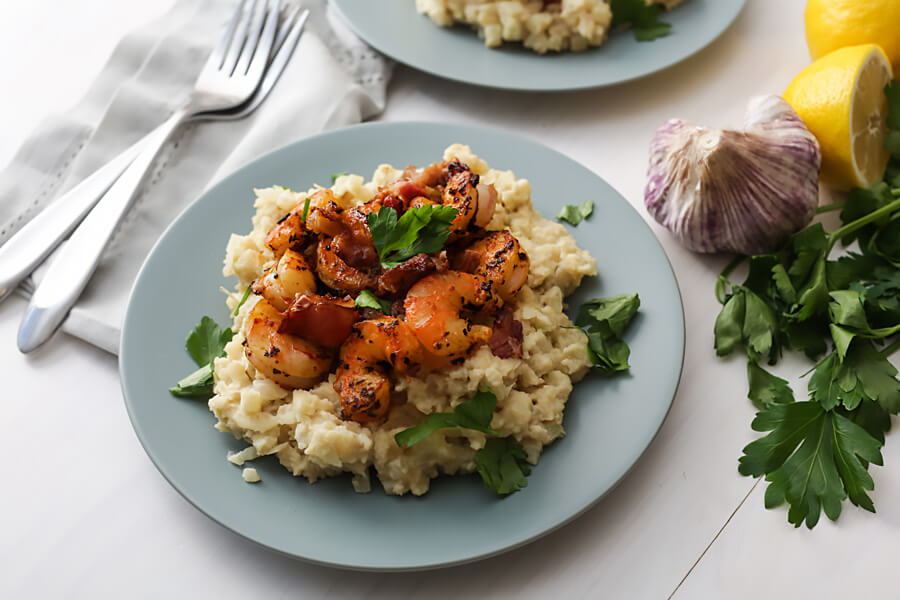 Cajun Shrimp and Cauliflower Rice