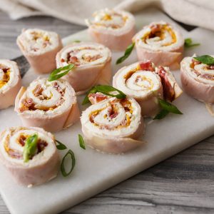 Keto Turkey, Bacon, and Ranch Pinwheels