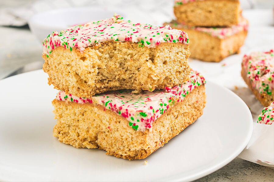Keto Frosted Sugar Cookie Bars