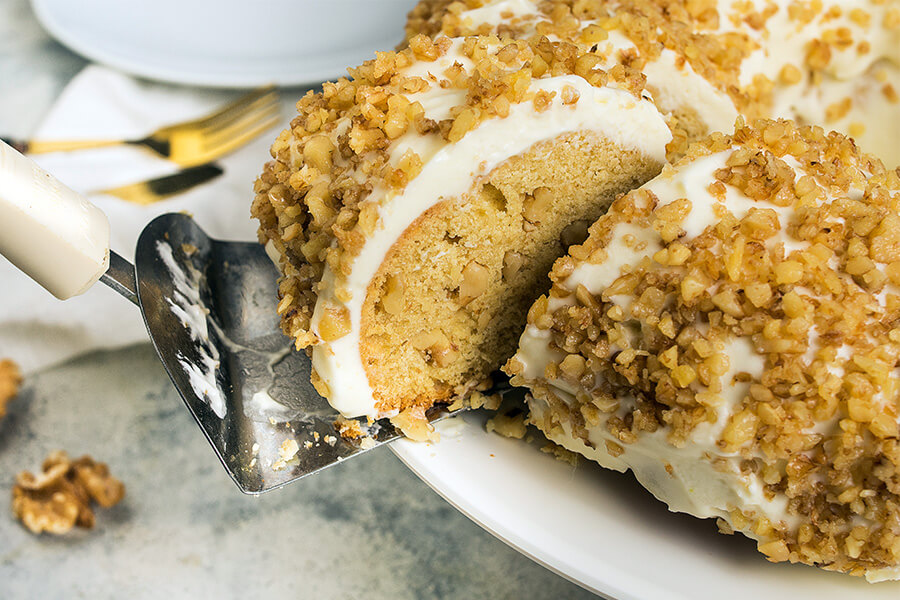 Keto Butter Pecan Bundt Cake